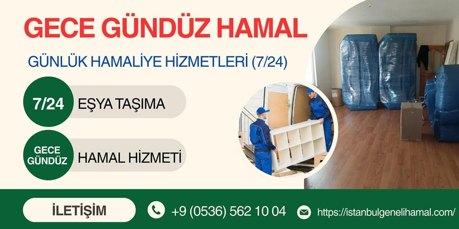 Bakırköy'de Hamal Firması Arıyorum