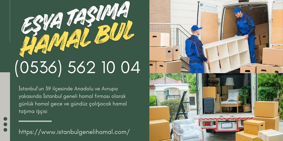 Günlük çalıştıracak hamal arıyorum İstanbul