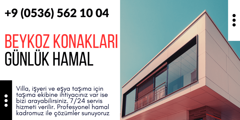 Beykoz Konakları Hamal Arıyorum